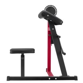 Preacher Curl Machine, 2 In 1 Bicep Curl Machine And Triceps Extension Machine, Seated Arm