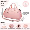Gym Duffle Bag with Shoe Compartment, 37L