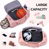 Gym Duffle Bag with Shoe Compartment, 37L