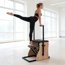 Pilates Chair Wunda Chair Pilates Combo Chair with Handles Split Pedals Reformer Machine
