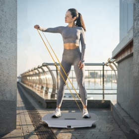 Full Body Vibration Platform Crazy Fitness Massage 10-Frequency Weight Loss & Fat Burner (78974466)