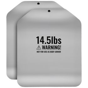 Curved Weight Vest Plates, 14.5 LB Pairs, Premium Steel Tactical Weighted Plates For Vest