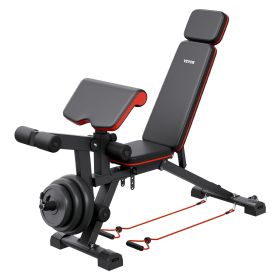 Weight Bench, 800lbs Adjustable Weight Bench Press For Full Body Workout, Exercise Sit Up