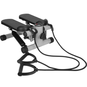 Exercise Stepper For Women Mini Fitness Stepper With 2 Resistance Bands LCD Monitor Max