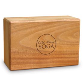 Wai Lana Teak Yoga Block, 3 in