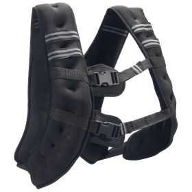 Weighted Vest, 30 Lbs Weight Vest With Reflective Stripe, Adjustable Buckle Body Weight