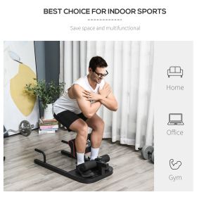 3-in-1 Padded Push Up Sit Up Deep Sissy Squat Machine Home Gym Fitness Equipment