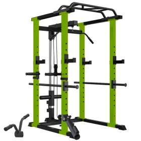 Home Gym sets Multi-functional Power Cage,Home Adjustable Pullup Squat Rack 1000Lbs (85683458)