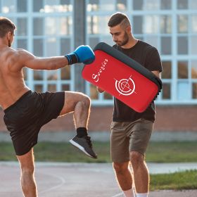 16.5 in Muay Thai Kick Shield Punching Pad, Kick Shield for Martial Arts, Karate