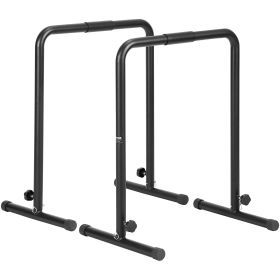 Dip Bars, 440 Lbs Capacity, Heave Duty Dip Stand Station With Adjustable Height, Fitness
