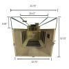 Wizzisaunas 1-Person Hemlock Full-Glass Infrared Sauna