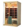 Wizzisaunas 2-Person Hemlock Full-Glass Infrared Sauna
