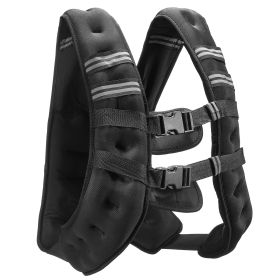 Weighted Vest, 20 Lbs Weight Vest With Reflective Stripe, Adjustable Buckle Body Weight