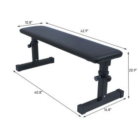 Flat Weight Bench Home Dumbbell Stool Home Fitness Strength Training Bench Comfortable