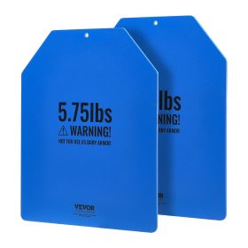 Weight Vest Plates, 5.75 LB Pairs, Premium Steel Weighted Plates, Contoured Ergonomic Fit