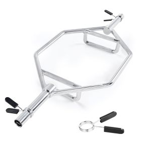 Trap Bar Hex Bar, 2-Inch Hex Barbell, 800 LBS Capacity Shrug Bars With Knurled Grips (77453569)