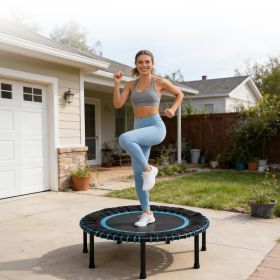 40 inch Adult Fitness Trampoline with Durable Bungees, Stable & Quiet Exercise