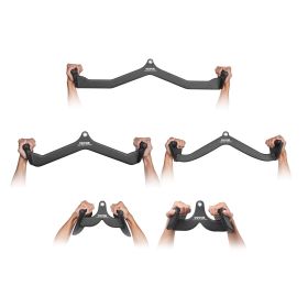 LAT Pulldown Attachments, Cable Machine Rowing T-bar V-bar 5 Set, Tricep Pull Down Bar (16381441)