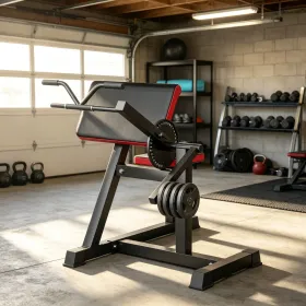 2-In-1 Heavy-Duty Bicep Preacher Curl Bench: Bicep Curl Machine with Adjustable Seat &