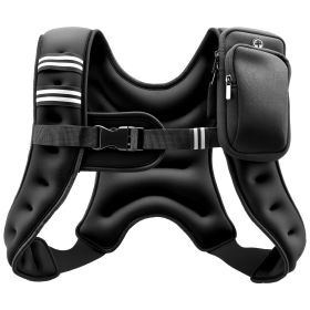Weighted Vest, 6 Lbs Body Weight Vest For Men Women, With Reflective Stripe, Adjustable