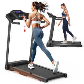 Foldable Treadmill 2.5HP Electric Folding Treadmill Running Walking Machine For Home Gym