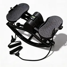 Portable Mini Stair Stepper for Home Workout, Low-Impact Elliptical Step Machine with
