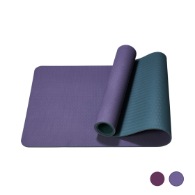 Yoga Mat, Exercise Yoga Mat With Non-Slip Design, Professional TPE Exericise Mat, 72 X 24
