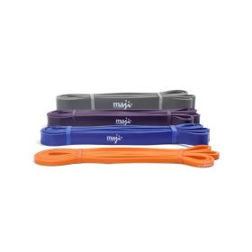 Full Body Workout Super Bands, 4-Pack