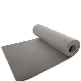 CAP High Density Exercise Mat with Strap, Gray