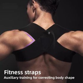 Fitness Heavy Shoulder Straps, Adjustable Fitness Posture Corrector Training Straps, Back