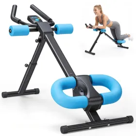 Adjustable Ab Machine For Stomach Workout, Core Workout Equipment For Home Gym, Ab Trainer