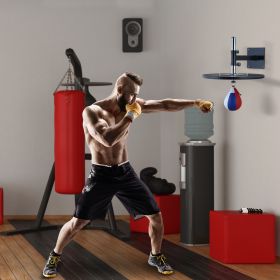 Speed Bag Boxing Punching Bag Wall Mount Height Adjustable, MMA, Martial Arts, and Boxing