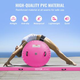 VEVOR Inflatable Gymnastics Air Mat Set, 2 PCS Tumbling Mat, Tumble Track With Electric