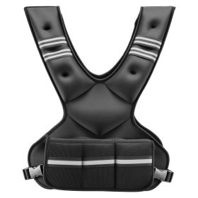 Adjustable Weighted Vest, 20-32 Lbs Comfortable X-Shape Body Weight Vest Set With 6 Weight