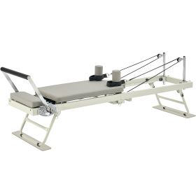Foldable Pilates Reformer, Pilates Workout Machine For Home Gym Studio Use, Pilates Bed