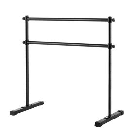 Ballet Barre, 4 Ft Double Barre Bar For Home, Freestanding Portable Ballet Stretching