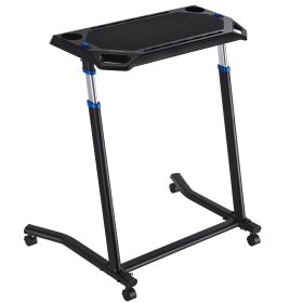 Cycling Desk, Mobile Foldable Multi-Functional Bike Trainer & Treadmill Desk With Lockable