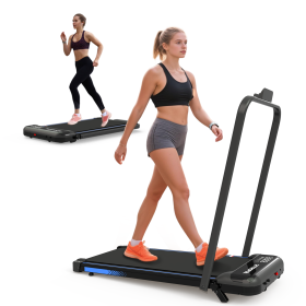 3 In 1 Under Desk Treadmill With Incline,Foldable Treadmills For Home, Walking Pad With