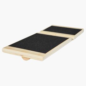 Balance Board, Wobble Board Trainer For Adults Foot & Ankle Strengthening, Non-Slip Wood