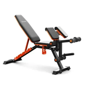 DAV Adjustable Preacher Curl Weight Bench With Leg Extension[Support For Self-pickup Face