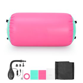 Gymnastics Barrel Air Roller 23.6x40 In Inflatable Tumbling Air Mat, Octagon Tumbler