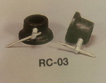 Regular Cast iron collar with T bolt-BLACK