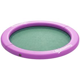 8FT Inflatable Water Hammock Floating Ring, Inflatable Floating Dock Platform for for Lakes, Pools, Oceans, Purple (Option: Purple-660x400x250 mm)