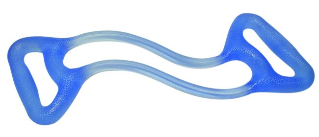 CanDo Jelly 2 Tube Exerciser (Resistance: Blue, heavy)