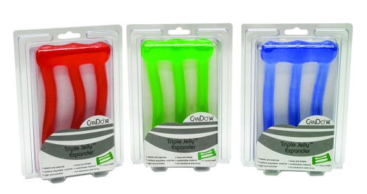 CanDo Jelly 3 Tube Exerciser (Resistance: 3 piece set (red, green, blue))