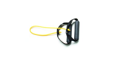 CanDo Exercise Tubing with Handles, 18 in (Resistance: Yellow, 18 in)