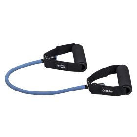 CanDo Exercise Tubing with Handles, 18 in (Resistance: Blue, 18 in)