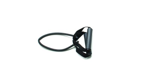 CanDo Exercise Tubing with Handles, 18 in (Resistance: Black, 18 in)