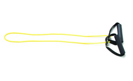 CanDo Exercise Tubing with Handles, 48 in (Resistance: Yellow, 48 in)