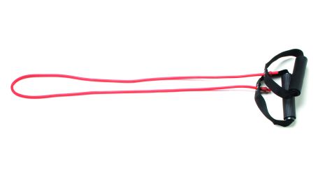 CanDo Exercise Tubing with Handles, 48 in (Resistance: Red, 48 in)